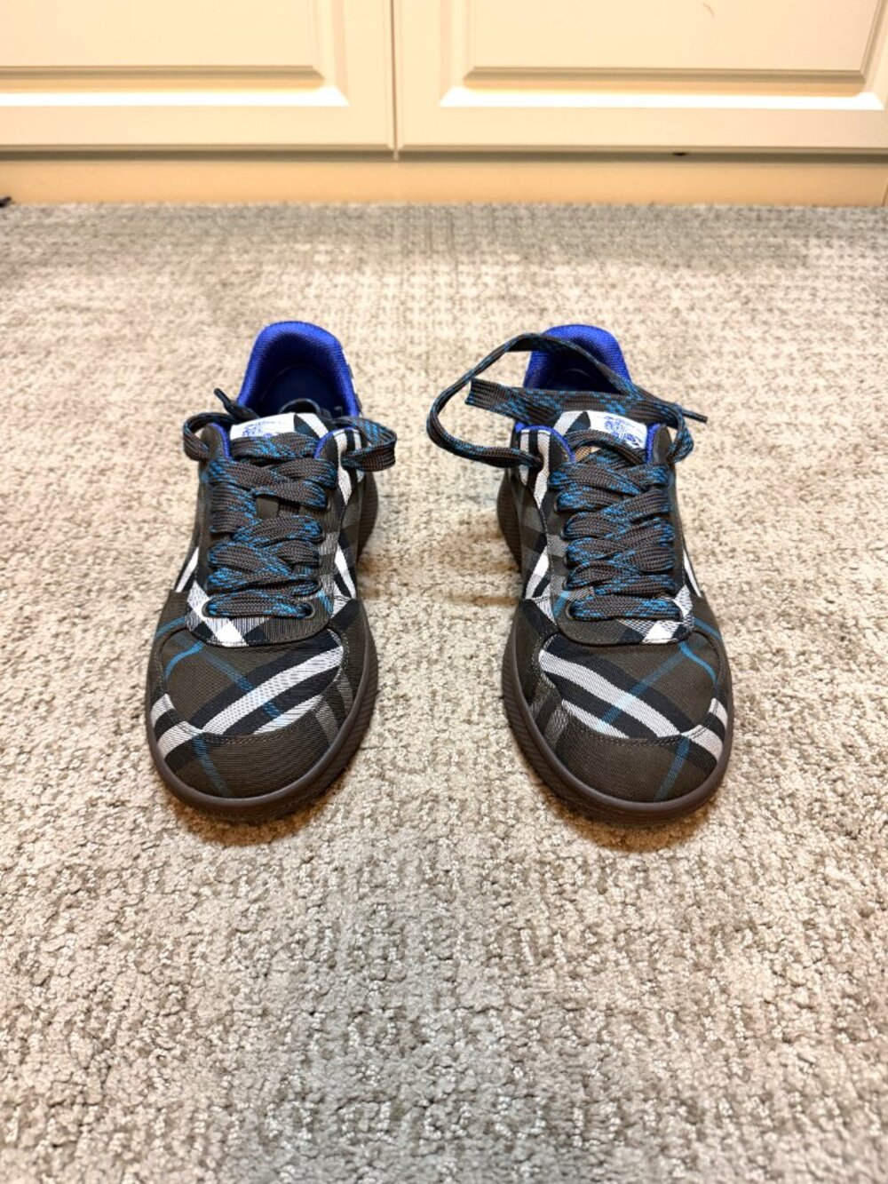 Burberry - Check Terrace Sneakers - Men's Size 44.5 - Picture 4 of 15